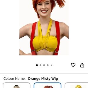 Pokemon Misty Orange Wig 8|A1